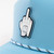 Pins & Aces Middle Finger Perforated Rope Snapback Hat - Baby Blue