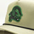 Pins & Aces Gator Perforated Rope Snapback Hat - Olive