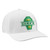 Cobra Split Tour Snapback Hat - White / Archive Green
