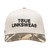 True Linkswear Trademark Twill Snapback Hat - Bone / Camo