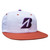 Bridgestone Time Out Flat Bill Snapback Hat - Purple / Orange