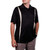 PGA Tour Print Polo Black/Stone XL