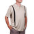 PGA Tour Print Polo Stone/Black Small