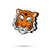 Pins & Aces Tiger Golf Ball Marker