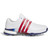 Adidas Men's Tour 360 24 Golf Shoes - White/Red/Blue
