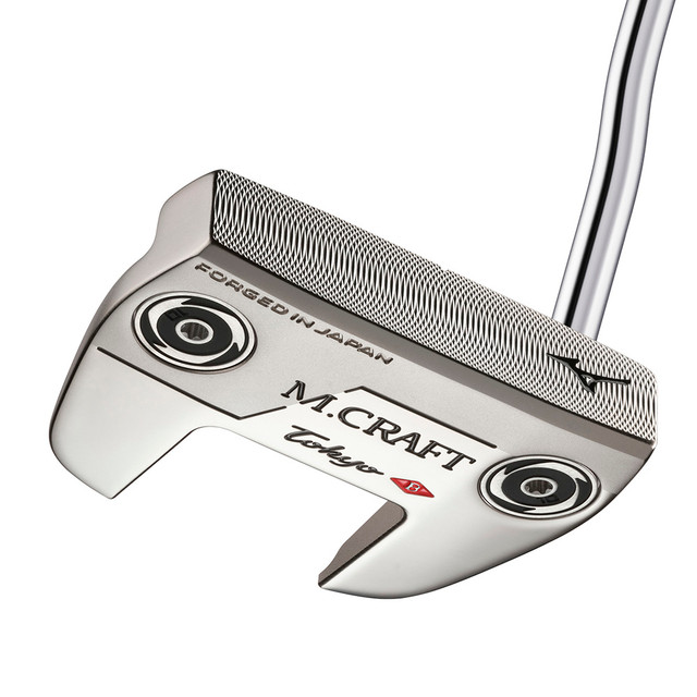 ★GOLF CRAFT TOKYO GINZA★HIRAYAMA★PT★34★ Mizuno M Craft Tokyo Slant Neck Putter - Nickel - Maple Hill Golf