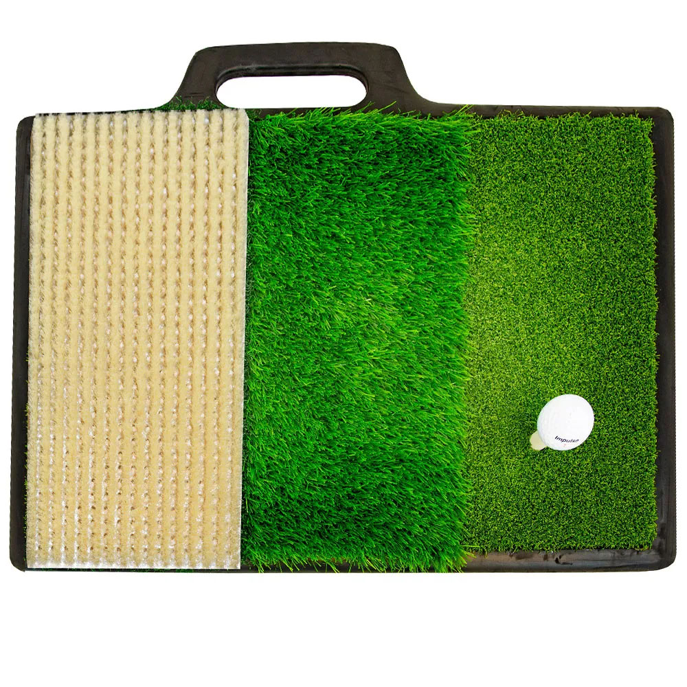 JEF World of Golf 3 Tier Practice Mat w/ Sand Trap - Maple Hill Golf
