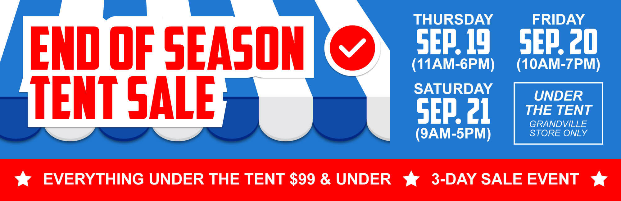 End of Season Sale