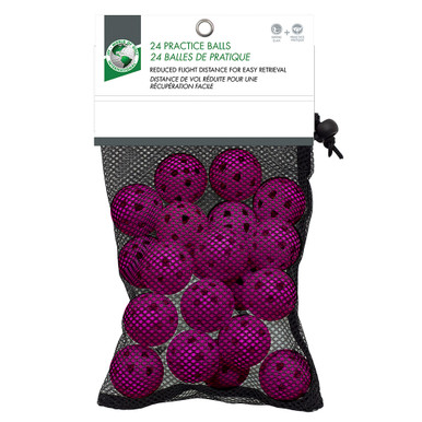 JEF World of Golf 24 Air-Flo Practice Balls - Pink - Maple Hill Golf
