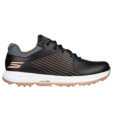 Skechers Women's Go Golf Elite 5 GF Golf Shoes - Black/Rose Gold