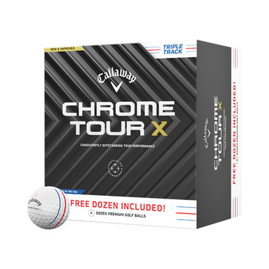 Callaway Chrome Tour X Triple Track Golf Balls - Buy 3 DZ