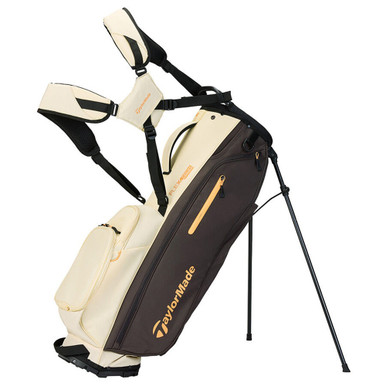 TaylorMade Golf TM25 FlexTech Stand Bag - Cream / Brown - Maple