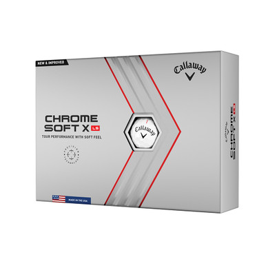 Callaway Chrome Soft X LS White Golf Balls - Prior Generation