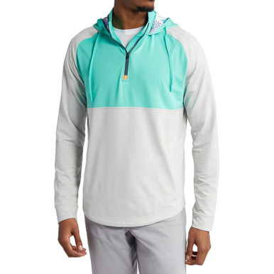 Swannies Logan Colorblock 1/4 Zip Hoodie - Maple Hill Golf