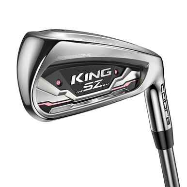 【レディース】 King cobra TRANSITION・S 6本 アイアン New Lady Cobra King Speedzone 6-PW+SW Irons Recoil ESX Graphite