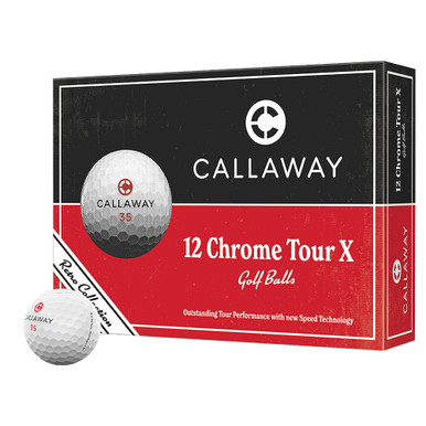 Callaway Chrome Tour X Retro White Golf Balls - Maple Hill Golf