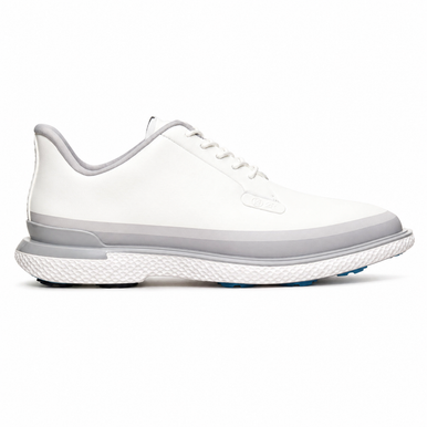 G/Fore Men's GALLIVAN2R Tuxedo Stripe Golf Shoes - Snow/Nimbus