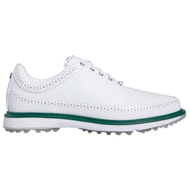 Adidas Unisex MC80 Golf Shoes - White/Silver/Green - Maple Hill Golf