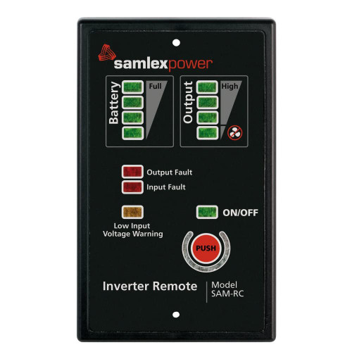 Samlex America Solar SAM-RC SAM Series Optional Remote Control, Black