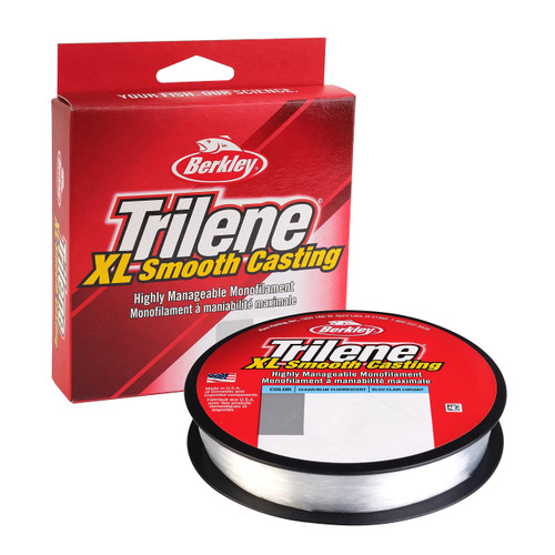 Berkley Trilene® XL®, Fluorescent Clear/Blue, 6lb | 2.7kg, 330yd | 301m Monofilament Fishing Line, Suitable for Freshwater Environments