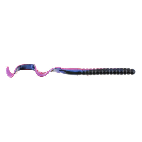 Berkley PowerBait® Power Worm Fishing Bait, Tequila Sunrise, 7in | 18cm, Irresistible Flavor, Classic Curly Tail Worm Profile, Ideal for Spring, Summer and Fall Fishing