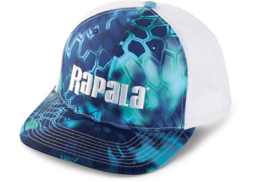 Rapala Trucker Cap Kryptek Pontus/White Mesh Center Logo