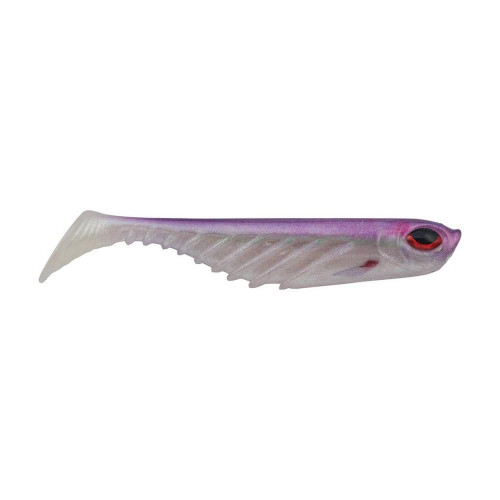 Berkley PowerBait Ripple Shad Fishing Soft Bait, HD Purple Smelt, 3"