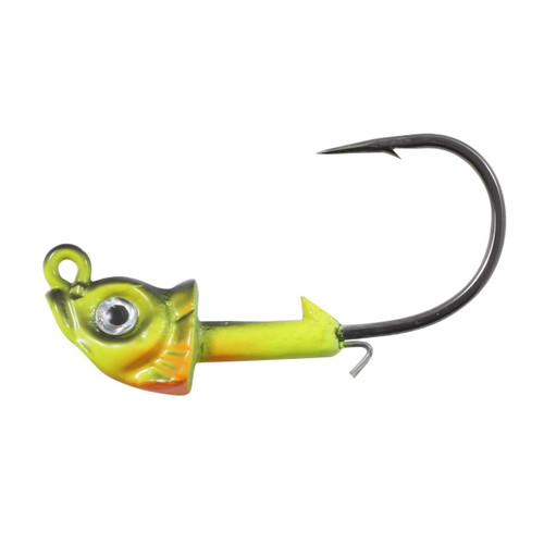 Northland Fishing Tackle Elite Series Mimic Swim Jig Head for Bass, Trout, and Walleye Fishing, Perch, 3/8 Oz 4/0 Hook