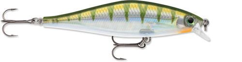 Rapala SDRS09 Shadow Rap Shad Lure (3.5-Inch, 0.3oz, Yellow Perch)