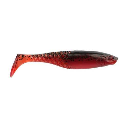 Berkley PowerBait Paddlin' Power Stinger Fishing Bait, Ghost Red Craw, 3.5in, Irresistible Scent and Flavor, Ideal for Bass, Pike, Musky and More