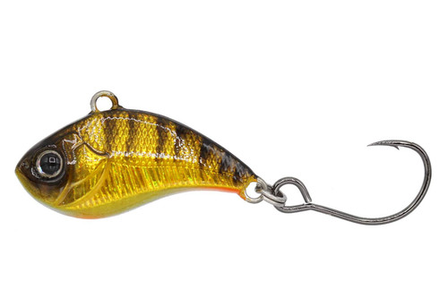 Z-Viber Original - Ultra Light and Ice Fishing Lure - Mini Lipless Crankbait - 1/16oz Rattle Bait (1") (Yellow Perch)