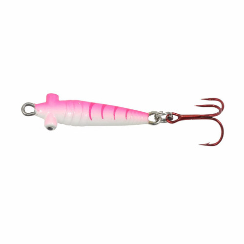 Northland Fishing Tackle Bro Bug Ice Fishing Spoon, UV Pink Tiger, 1/8 Oz, 1/Cd