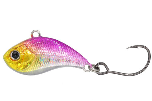 Z-Viber Original - Ultra Light and Ice Fishing Lure - Mini Lipless Crankbait - 1/16oz Rattle Bait (1") (Purple Joker (UV))