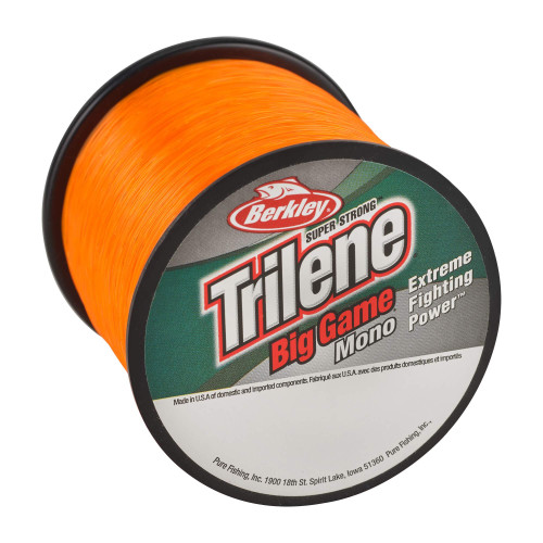 Berkley Trilene® Big Game™, Blaze Orange, 40lb | 18.1kg, 370yd | 338m Monofilament Fishing Line, Suitable for Saltwater and Freshwater Environments