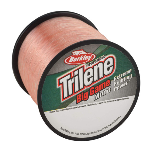 Berkley Trilene® Big Game™, Pink Coral, 40lb | 18.1kg, 370yd | 338m Monofilament Fishing Line, Suitable for Saltwater and Freshwater Environments