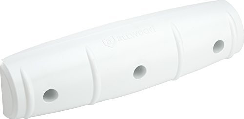 attwood 93532-1 Softside UV-Resistant Marine 18-Inch Straight-Edge Dock Fender, White