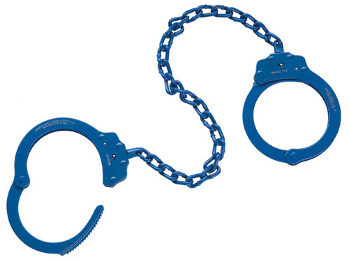 Peerless Handcuffs Company 753B Leg Iron, Blue