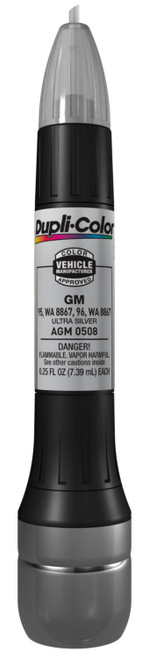 Dupli-Color AGM0508 Scratch Fix All-In-1 Exact-Match Automotive Touch-Up Paint – General Motors Ultra Silver – 0.25 oz. Paint Pen