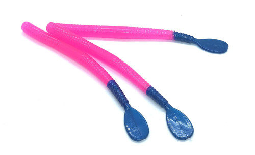 BnR Tackle BT5 5" Holey Worms Blue Tail