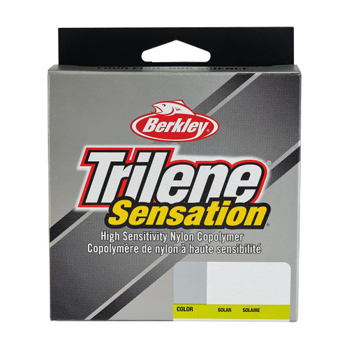 Berkley Trilene® Sensation, Solar, 8lb | 3.6kg Monofilament Fishing Line, Suitable for Freshwater Environments
