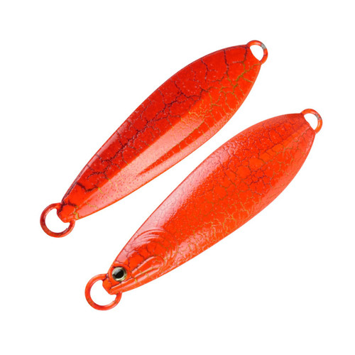 FishLab CSP-300-RG-UN Carnada Jig Unrigged Red/Gold 5 1/2" 300 gram