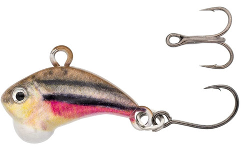 Z-Viber Micro - Ultra Light and Ice Fishing Lure - Mini Lipless Crankbait - 1/16oz Rattle Bait (0.6") (Real Dace Match The Hatch)