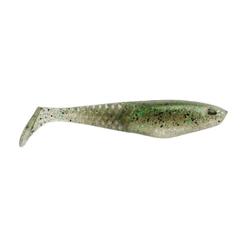 Berkley PowerBait Saltwater CullShad Fishing Bait, Silver Flash, 4in, Irresistible Scent and Flavor, Ideal for Bass, Redfish, Trout and More