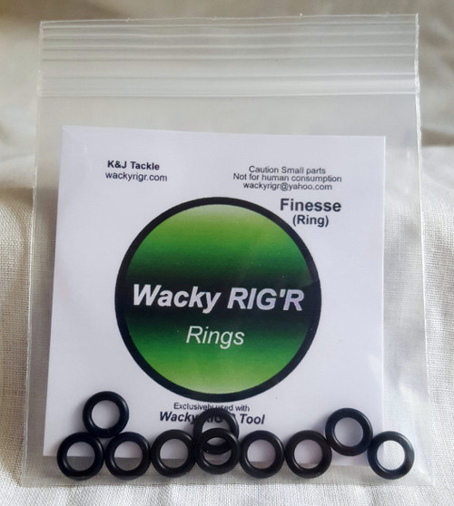 K&J Tackle Package of 25 Finesse Rings Fishing Equipment