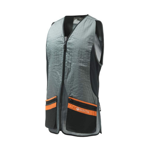 Beretta Men's Silver Pigeon Evo Range Hunting Ambidextrous Vest, Gray, XX-Large