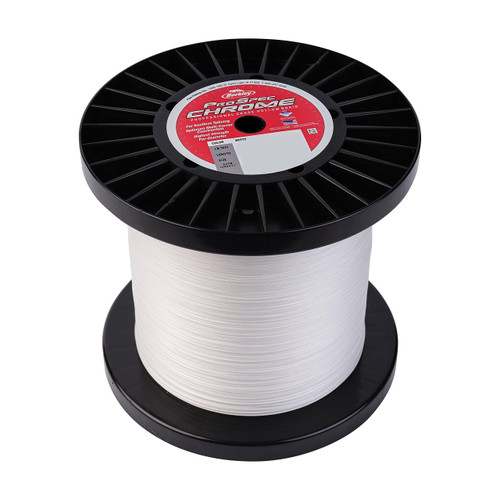 Berkley ProSpec® Chrome Premium Hollow Braid Superline, White, 200lb | 90.7kg Fishing Line, Suitable for Saltwater Environments