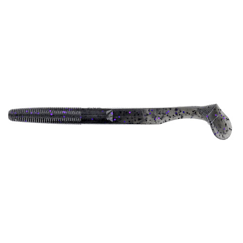 Yamamoto Swim Senko 5", Smoke w/Large Black & Purple