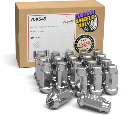 Wheel Accessories Parts 20 Pcs M12 x 1.5 12 x 1.5 Thread Bulge Acorn 1.90" Long Lug Nuts Chrome 3/4" 19mm Hex Fits 1995-2005 Chevy Blazer GMC Jimmy 2000 to 2006 Toyota Tacoma Wheel Accessories Parts 20 Pcs M12 x 1.5 12 x 1.5 Thread Bulge Acorn 1.90" Long Lug Nuts Chrome 3/4" 19mm Hex Fits 1995-2005 Chevy Blazer GMC Jimmy 2000 to 2006 Toyota Tacoma