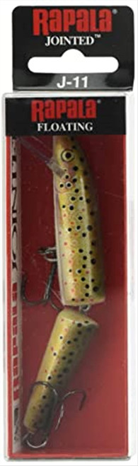 Rapala Jointed 11 Fishing lure (Brown Trout, Size- 4.375)