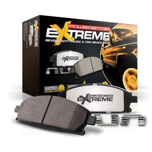 Power Stop Z36-2305 Rear Z36 Truck and Tow Carbon-Fiber Ceramic Brake Pads For IS, IS, IS, NX, NX, NX3, NX45, RC300, RC350, Highlander, RAV4 Prime, Sienna, bZ4X [Model Specific]